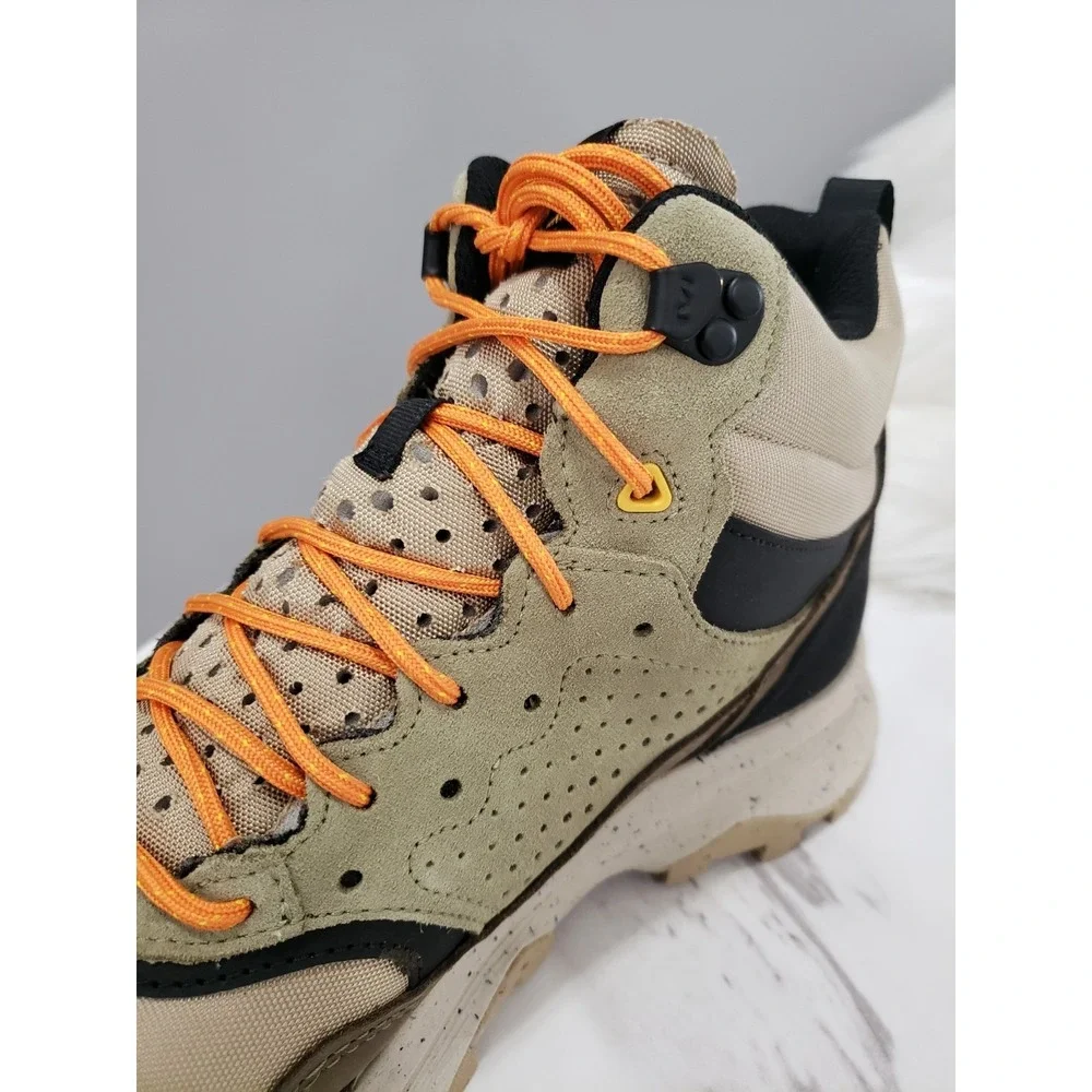 NEW 9.5 Merrell Men's Speed Solo Mid Clay/Olive Waterproof Hiking Boots J004535